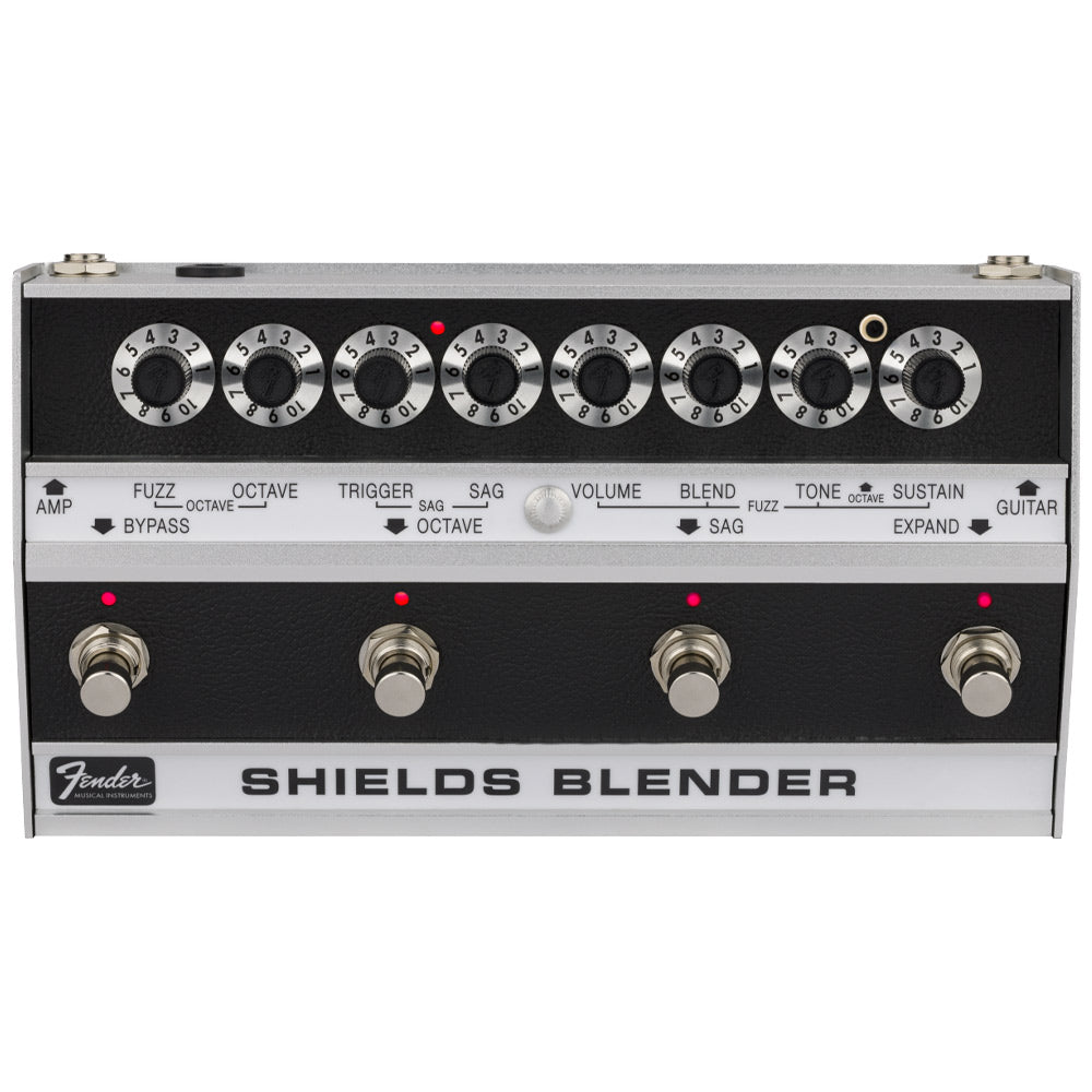 Fender Shields Blender Effect Pedal ; Fender Shields Blender Effect Pedal Angle ; Fender Shields Blender Effect Pedal Rear