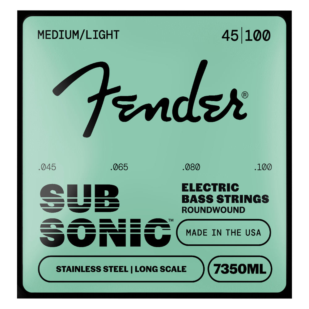 Fender Stainless Steel Roundwound Long Scale Bass Strings 7350ML 45-100