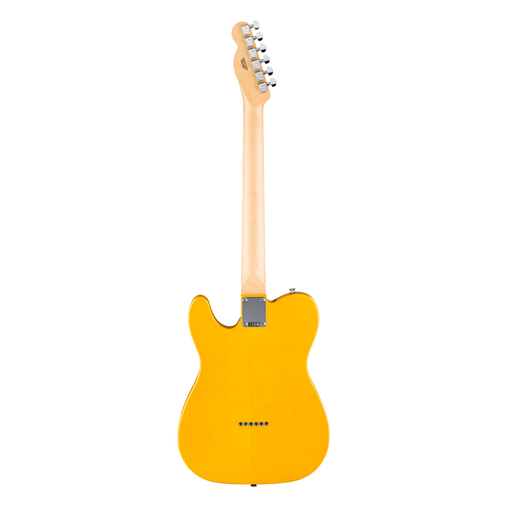 Fender Standard Telecaster Butterscotch Blonde Body View ; Fender Standard Telecaster Butterscotch Blonde Full View ; Fender Standard Telecaster Butterscotch Blonde Back View