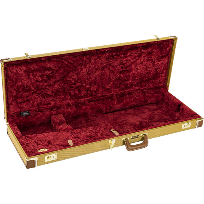 Fender Classic Strat/Tele Wood Case Tweed ; Fender Classic Strat/Tele Wood Case Tweed open