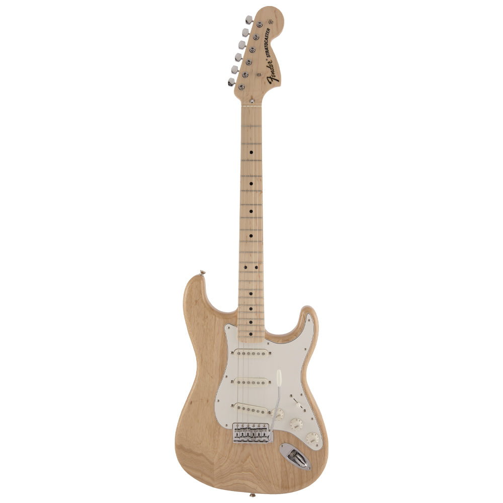 Fender Traditional II '70s Stratocaster Natural Close view ; Fender Traditional II '70s Stratocaster Natural Full view ; Fender Traditional II '70s Stratocaster Natural Back view