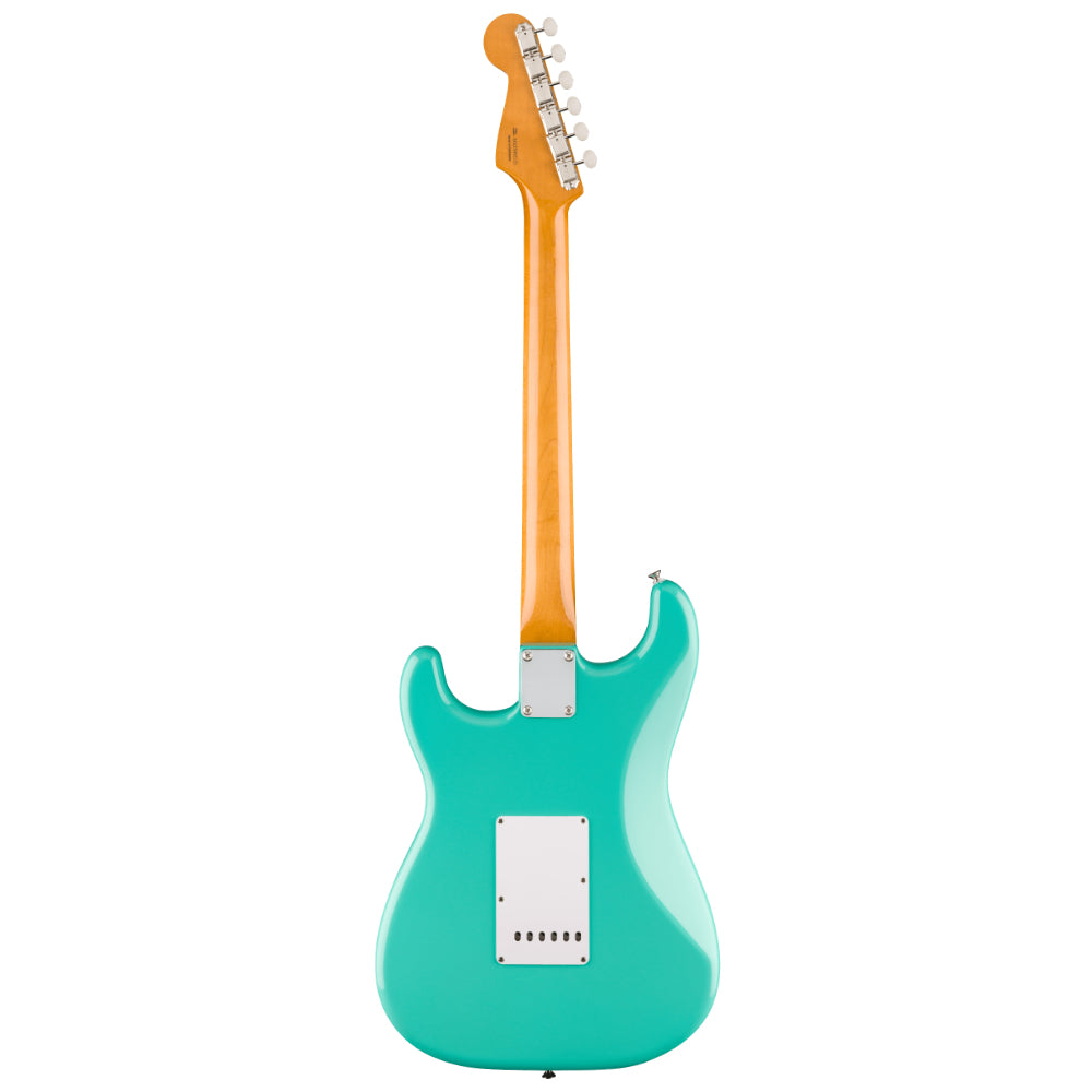 Fender Vintera II Early '60s Stratocaster Sea Foam Green Body View ; Fender Vintera II Early '60s Stratocaster Sea Foam Green Full View ; Fender Vintera II Early '60s Stratocaster Sea Foam Green Back View