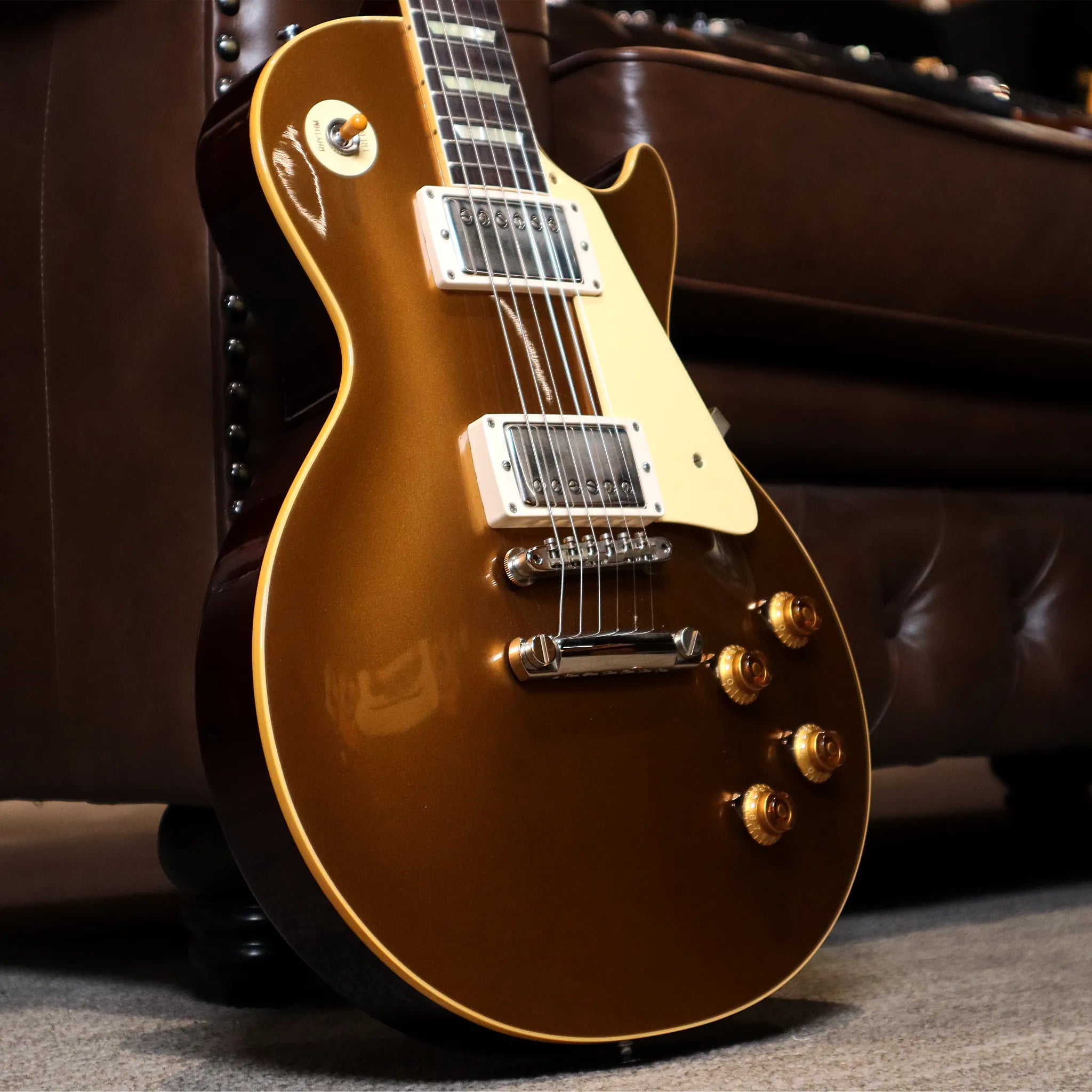 Gibson Custom Shop 1957 Les Paul Reissue (Goldtop w/ Darkback)
