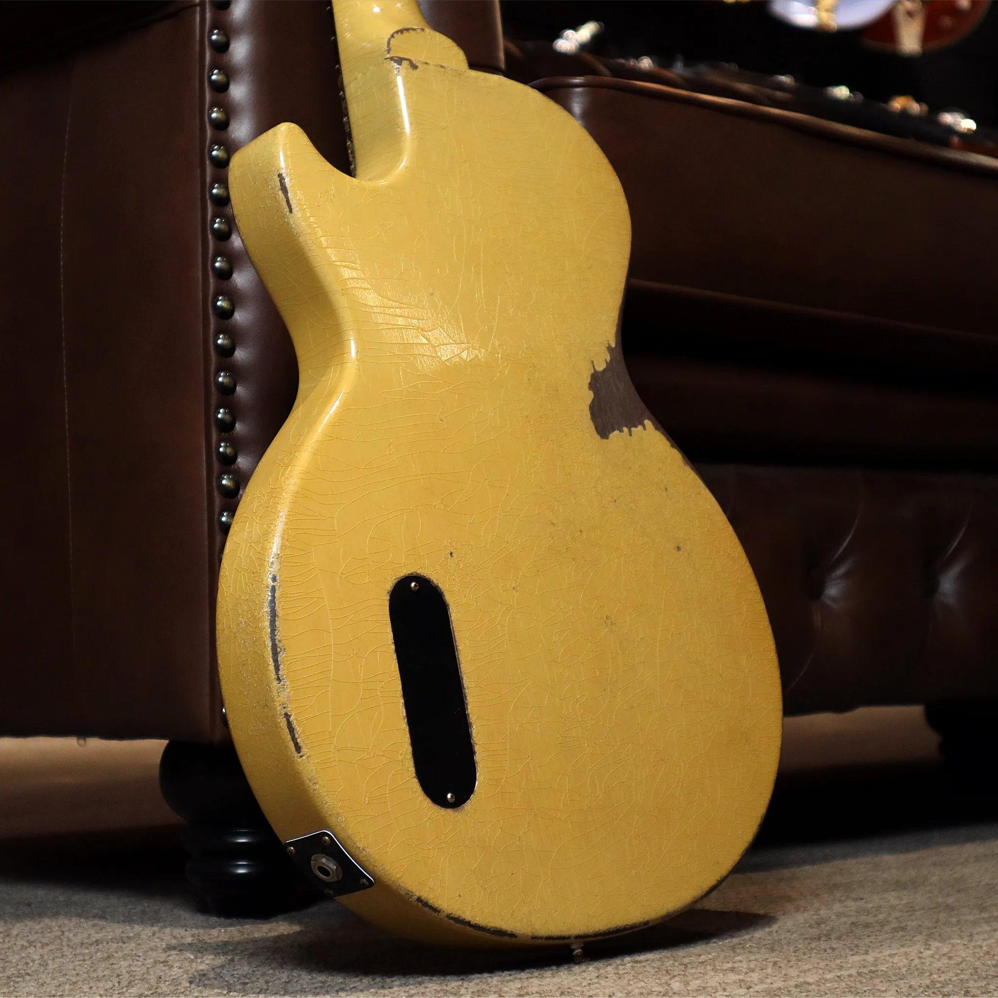 Gibson Custom Shop Murphy Lab 1957 Les Paul Junior Heavy Aged (TV Yellow) Back