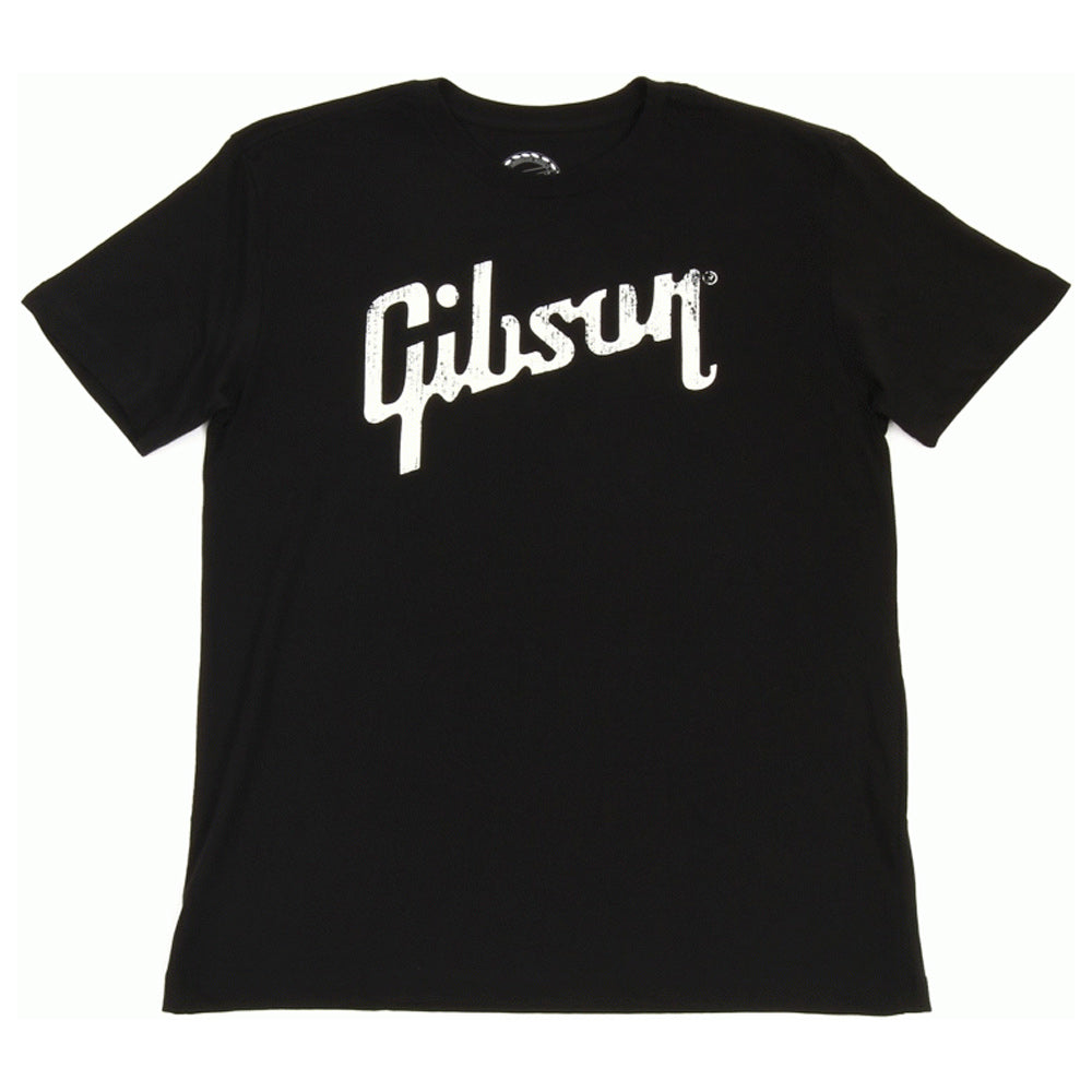 Gibson Distressed Logo Tee Black