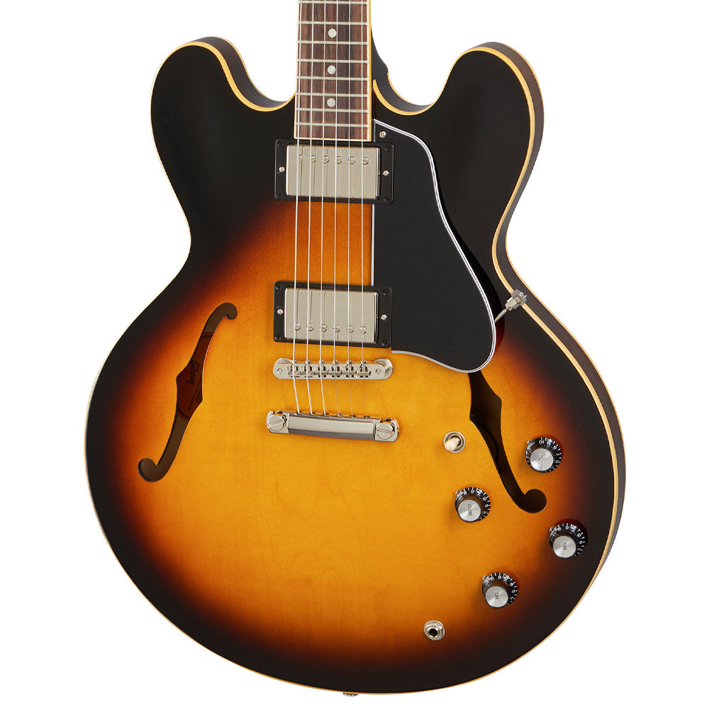 Gibson ES-335 Vintage Burst Body view ; Gibson ES-335 Vintage Burst full view ; Gibson ES-335 Vintage Burst back view
