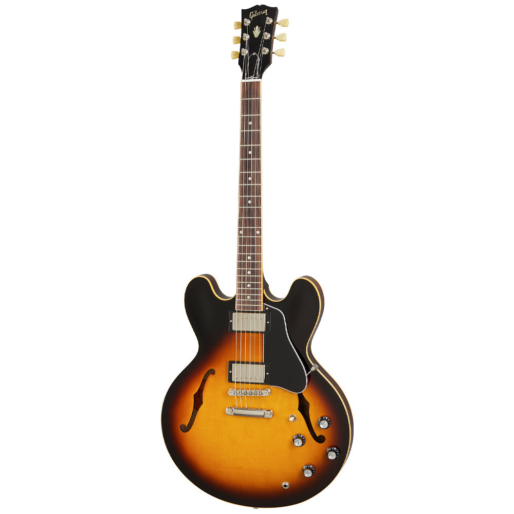 Gibson ES-335 Vintage Burst Body view ; Gibson ES-335 Vintage Burst full view ; Gibson ES-335 Vintage Burst back view