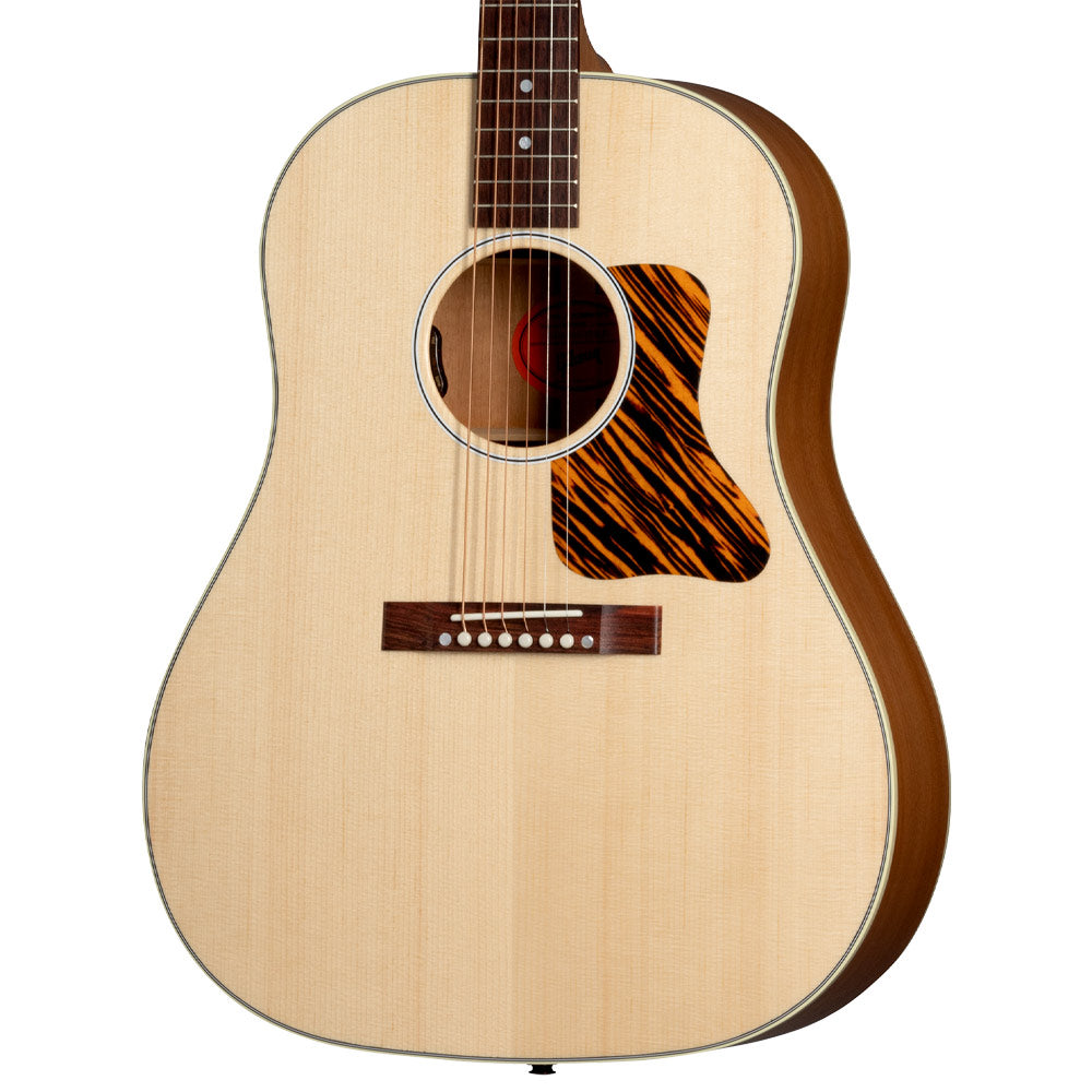Gibson J-35 Faded '30s Natural body view ; Gibson J-35 Faded '30s Natural full view ; Gibson J-35 Faded '30s Natural back view