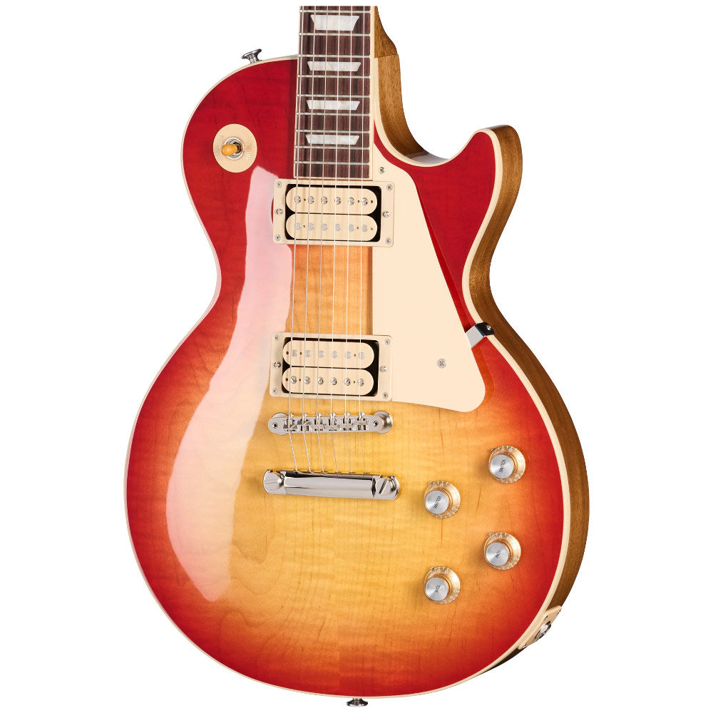 Gibson Les Paul Standard 60s Double Trouble Cherry Burst Body View ; Gibson Les Paul Standard 60s Double Trouble Cherry Burst Full View ; Gibson Les Paul Standard 60s Double Trouble Cherry Burst Back View