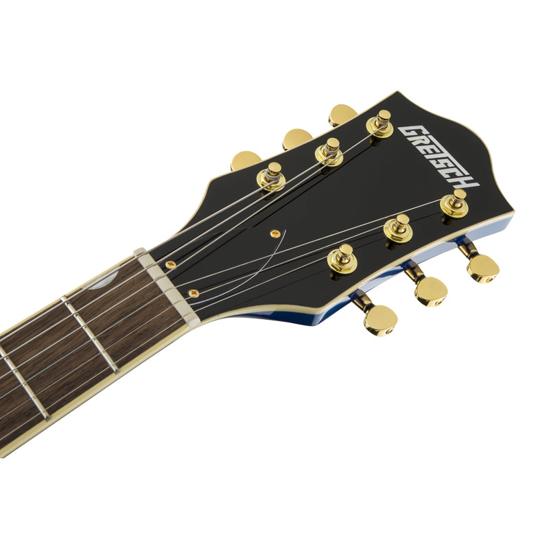 Gretsch G5655TG Electromatic Center Block Jr. Bigsby Azure Metallic ; Gretsch G5655TG Electromatic Center Block Jr (Azure Metallic) ; Gretsch G5655TG Electromatic Center Block Jr. Bigsby Azure Metallic full ; Gretsch G5655TG Electromatic Center Block Jr. Bigsby Azure Metallic headstock