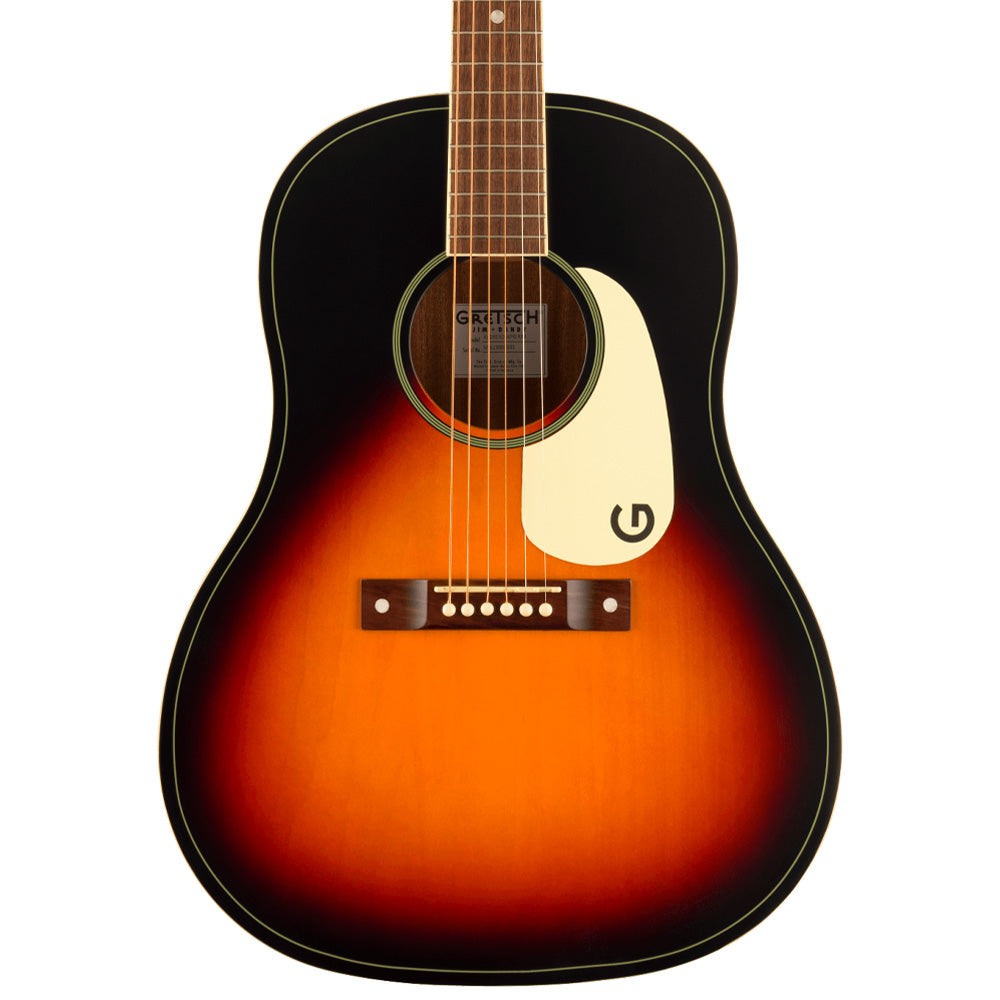 Gretsch Jim Dandy Dreadnought Rex Burst Front ; Gretsch Jim Dandy Dreadnought Rex Burst Front Full ; Gretsch Jim Dandy Dreadnought Rex Burst Front Headstock