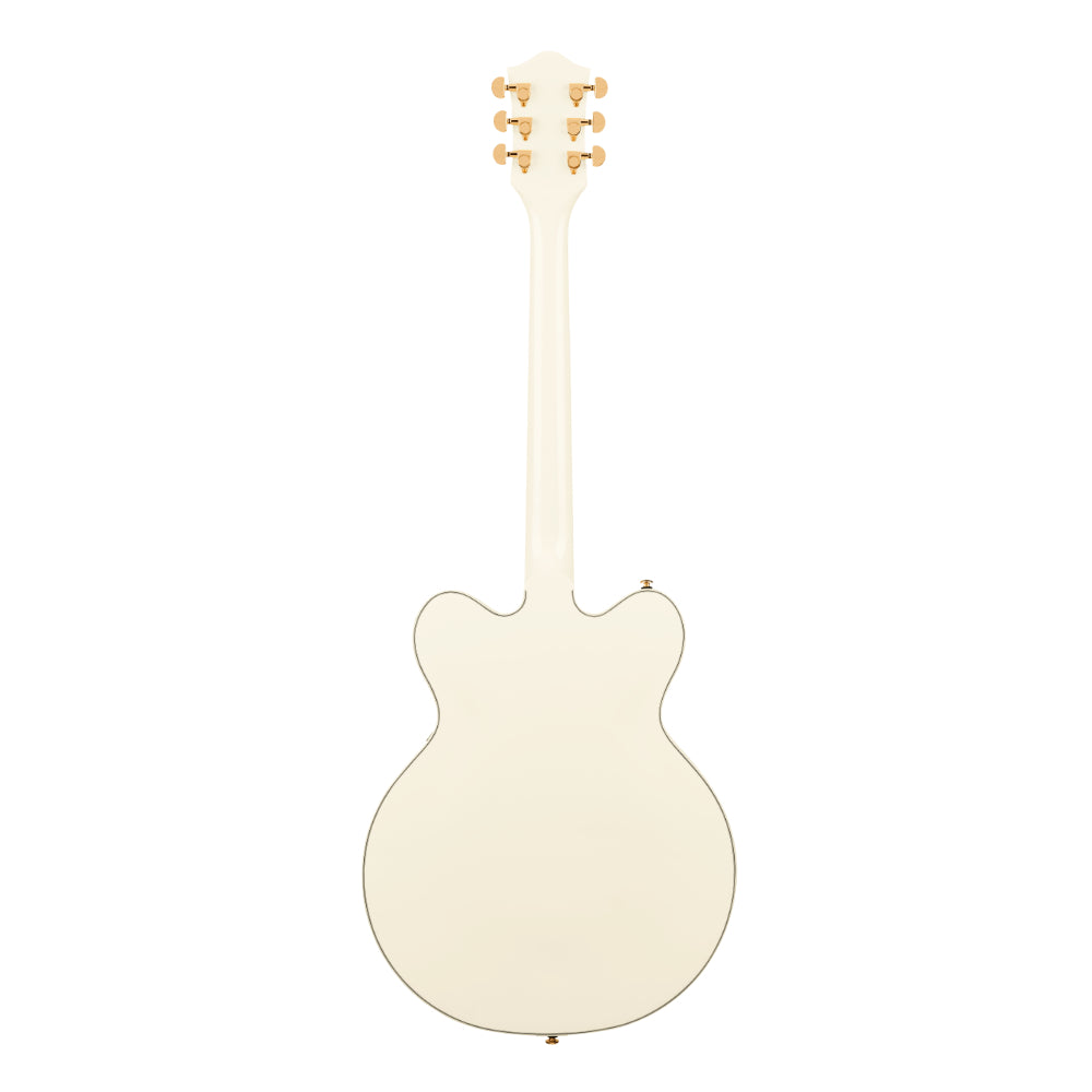 Gretsch Limited Edition G2622T Streamliner Centre Block Double-Cut (Vintage White) - Body View ; Gretsch Limited Edition G2622T Streamliner Centre Block Double-Cut (Vintage White) - Full View ; Gretsch Limited Edition G2622T Streamliner Centre Block Double-Cut (Vintage White) - Back View