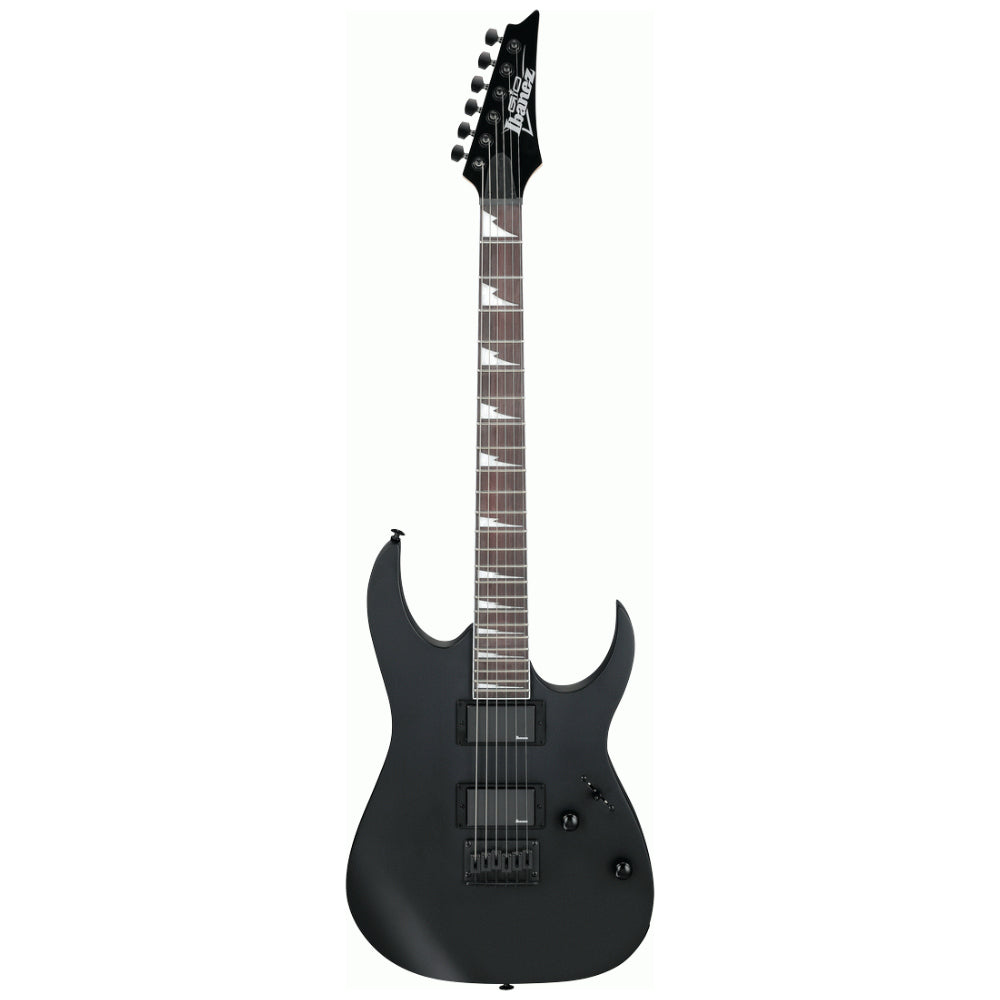 Ibanez RG121DX BKF Body View ; Ibanez RG121DX BKF Full View ; Ibanez RG121DX BKF Back View