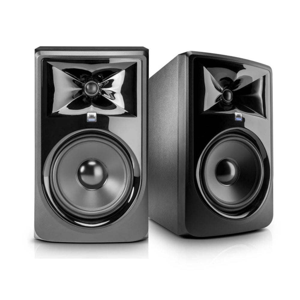 JBL 308P MKII 8" Studio Monitors Pair View ; JBL 308P MKII 8" Studio Monitors Back