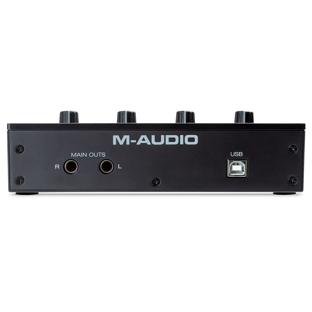 M-Audio M-Track Duo USB Audio Interface ; M-Audio M-Track Duo USB Audio Interface Front ; M-Audio M-Track Duo USB Audio Interface Rear
