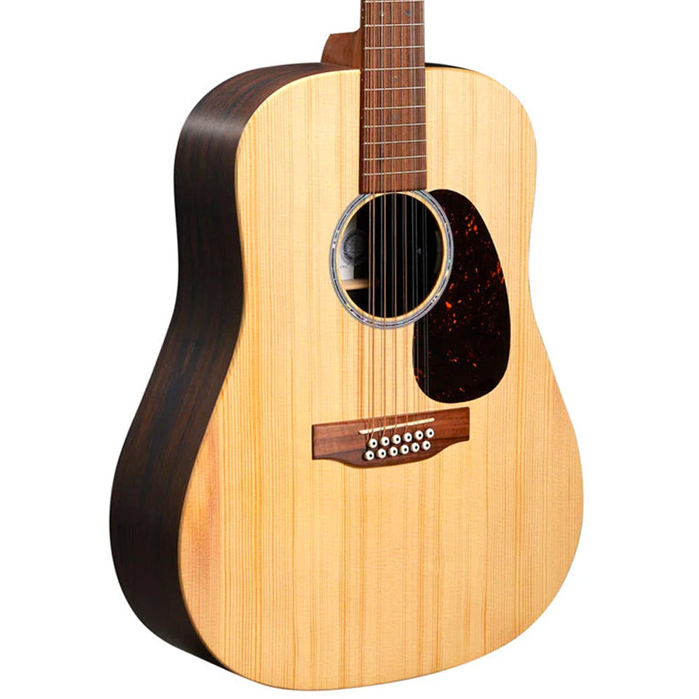 Martin D-X2E Brazilian 12 String Acoustic Electric Guitar Front ; Martin D-X2E Brazilian 12 String Acoustic Electric Guitar Full ; Martin D-X2E Brazilian 12 String Acoustic Electric Guitar Rear ; Martin D-X2E Brazilian 12 String Acoustic Electric Guitar Headstock