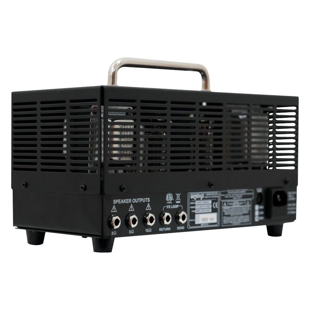 Orange Dark Terror Guitar Amp Head Front ; Orange Dark Terror Guitar Amp Head Angle ; Orange Dark Terror Guitar Amp Head Side ; Orange Dark Terror Guitar Amp Head Rear