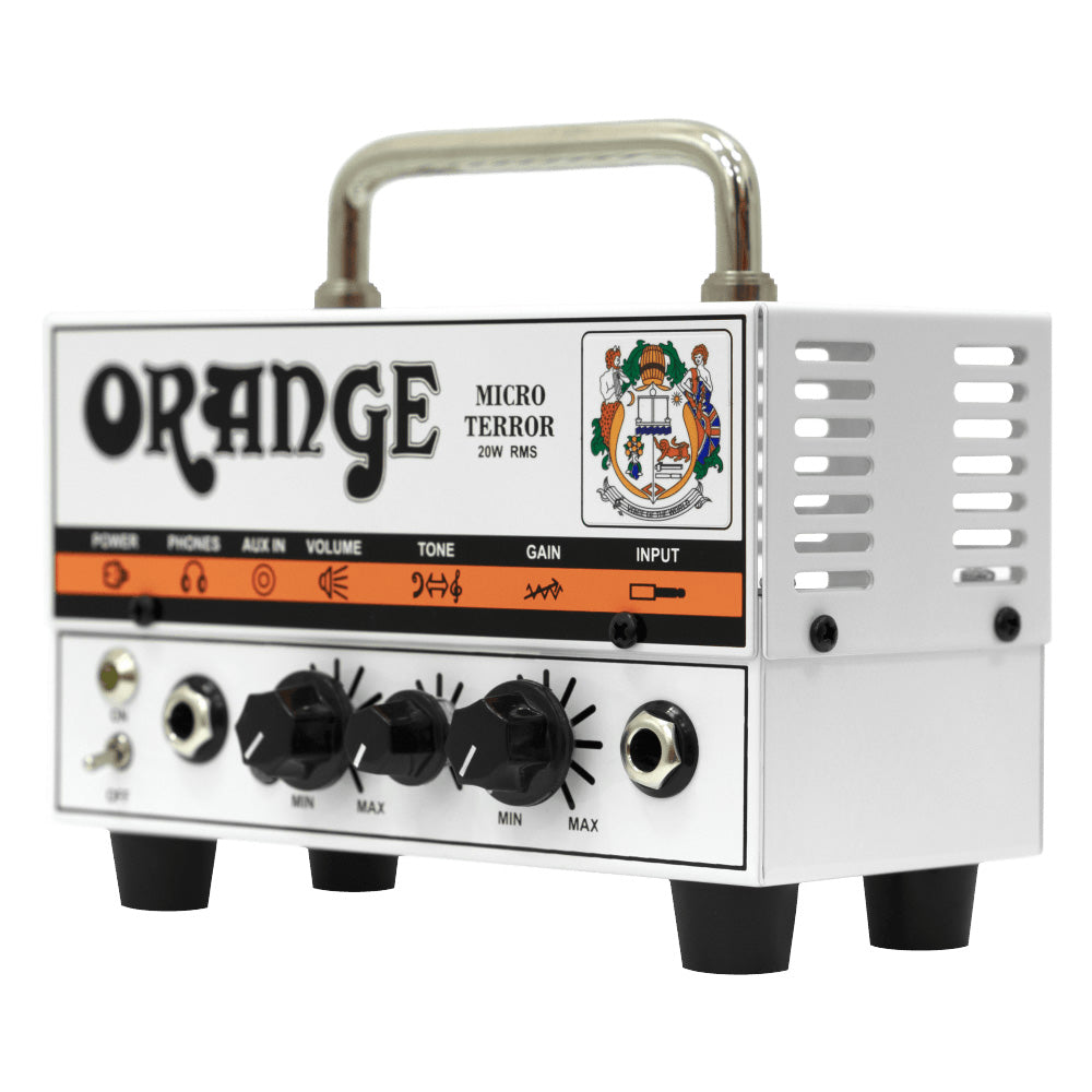 Orange Micro Terror Guitar Amp Head Front ; Orange Micro Terror Guitar Amp Head Angle ; Orange Micro Terror Guitar Amp Head Side ; Orange Micro Terror Guitar Amp Head Angle 2