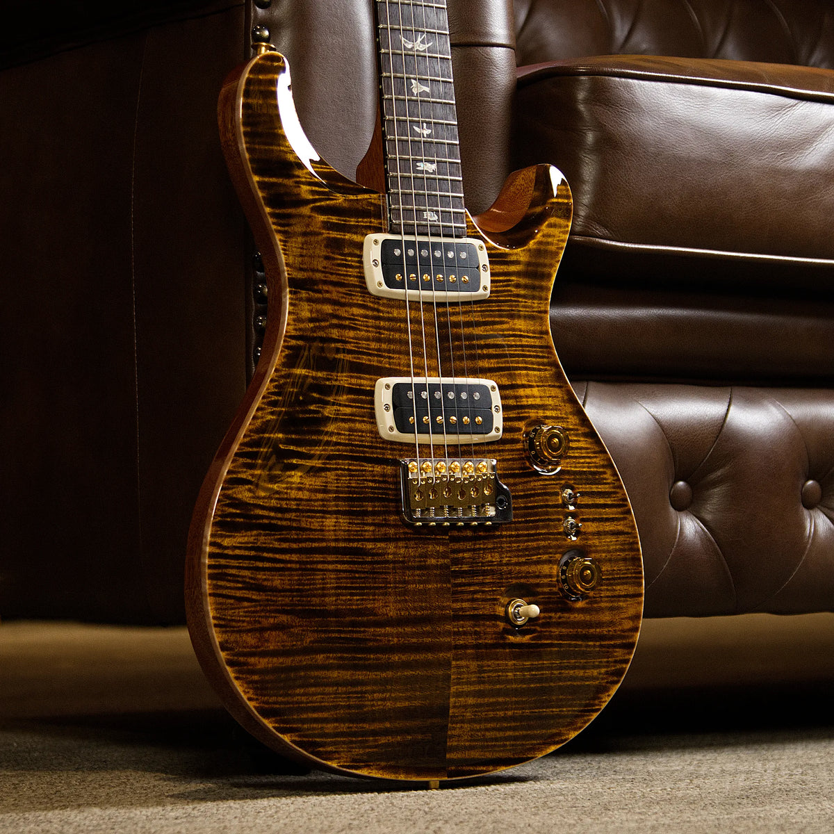 PRS Custom 24-08 (10-Top Yellow Tiger)