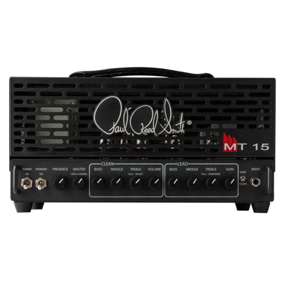 PRS MT15 Amplifier Head Front View ; PRS MT15 Amplifier Head Back View