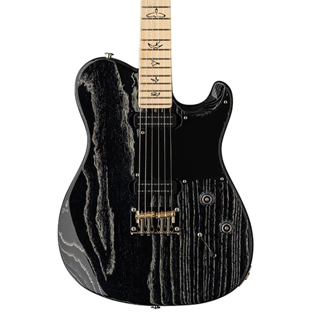 PRS SE NF53 Black Doghair Body View ; PRS SE NF53 Black Doghair Full View ; PRS SE NF53 Black Doghair Back View
