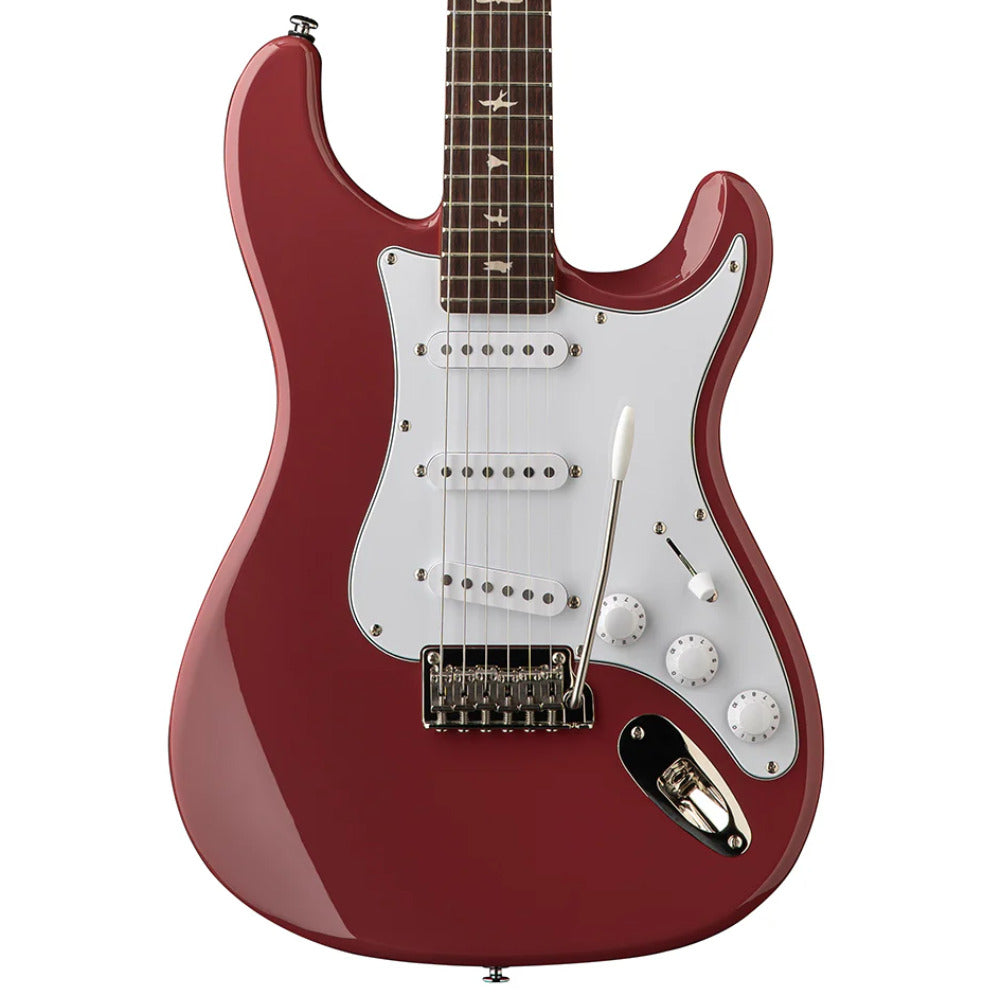 PRS SE Silver Sky Derby Red Body View ; PRS SE Silver Sky Derby Red Full View ; PRS SE Silver Sky Derby Red Back View