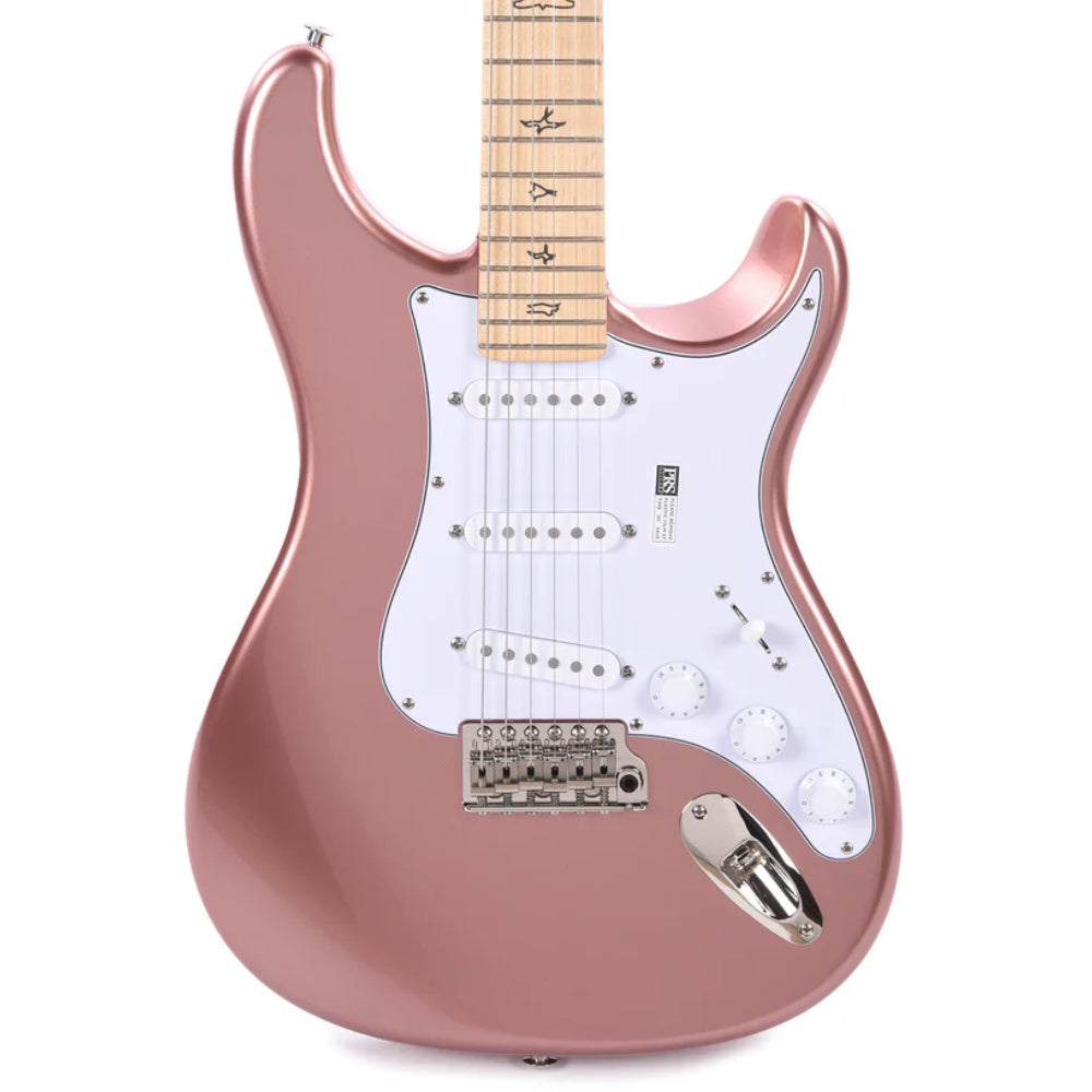 PRS Silver Sky Maple Midnight Rose Body View ; PRS Silver Sky Maple Midnight Rose Full View ; PRS Silver Sky Maple Midnight Rose Back View