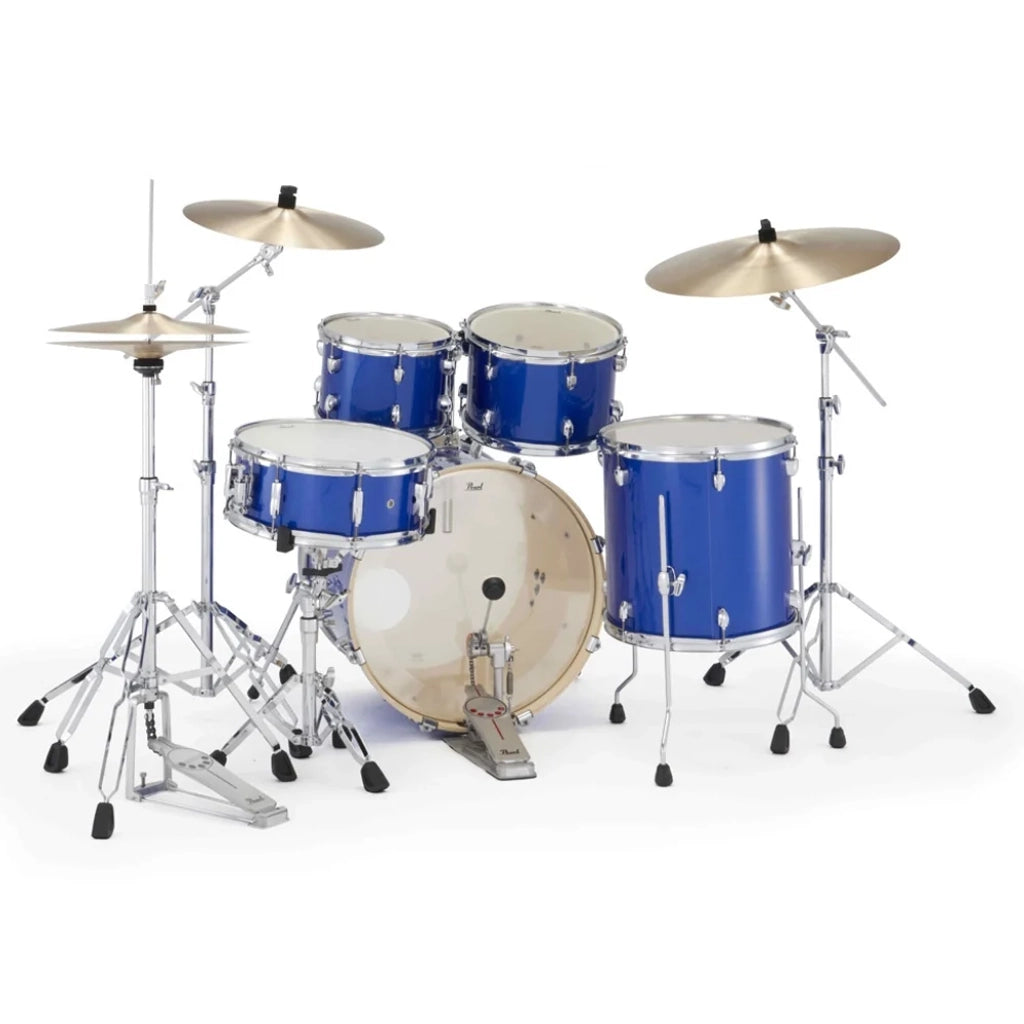 Pearl Export EXX 22" Fusion Plus Drum Kit w/Hardware and Pearl Cymbals (Midnight Blue)