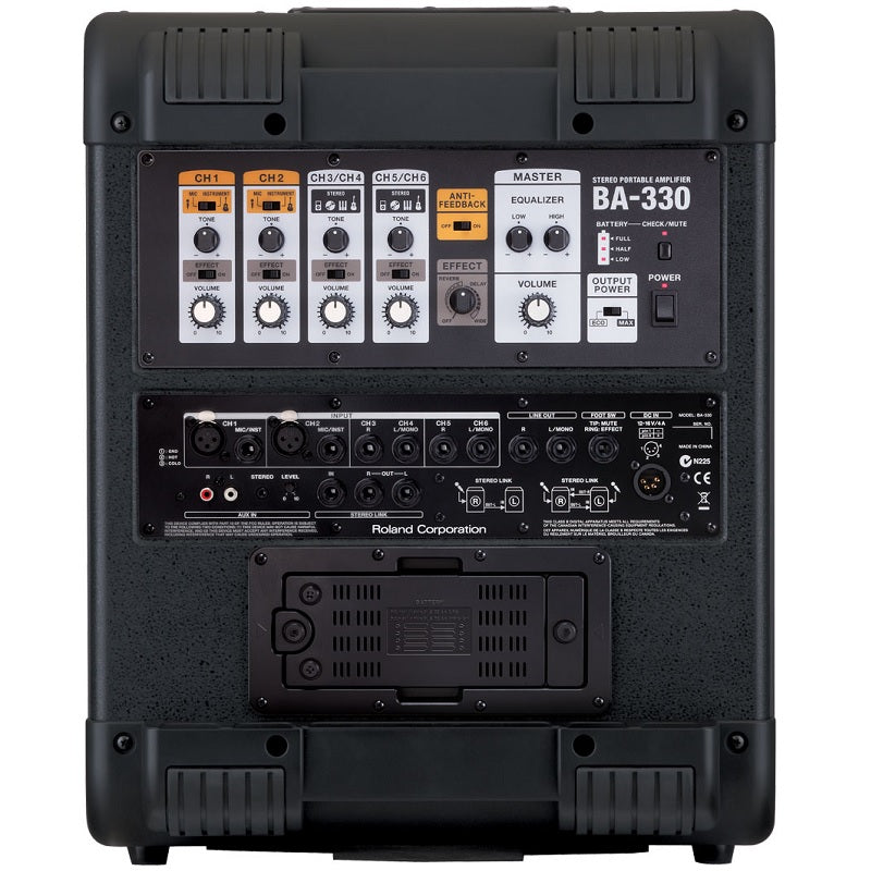 Roland BA-330 Portable Stereo PA System ; Roland BA-330 Portable Stereo PA System