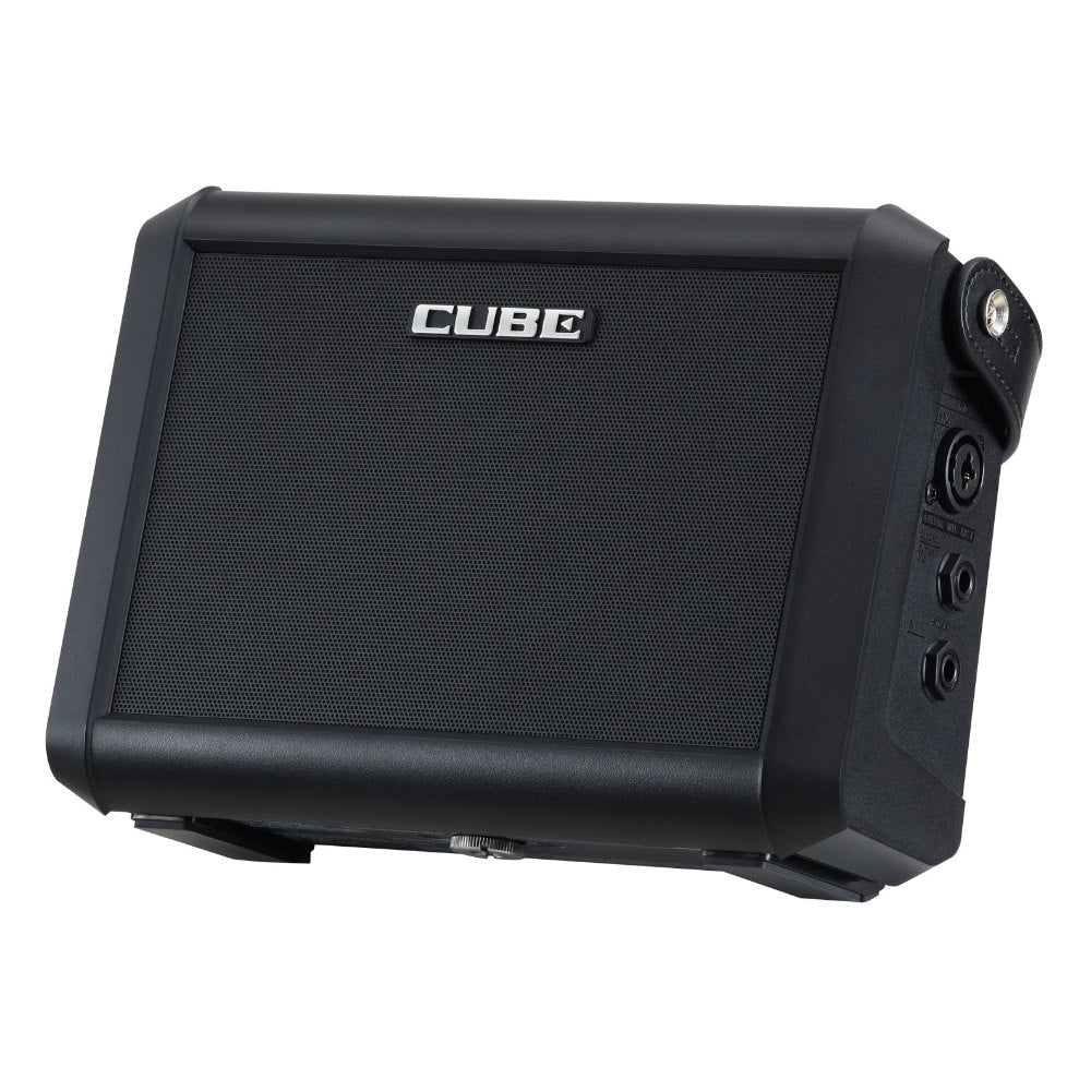 Roland Cube Street Mini Amplifier Front View ; Roland Cube Street Mini Amplifier Side View ; Roland Cube Street Mini Amplifier Control View