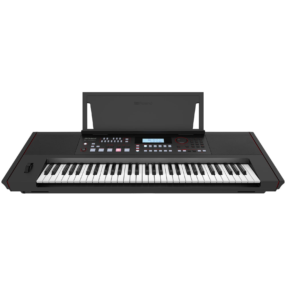 Roland E-X50 Arranger Keyboard Top ; Roland E-X50 Arranger Keyboard Front ; Roland E-X50 Arranger Keyboard Left Angle ; Roland E-X50 Arranger Keyboard Rear Angle ; Roland E-X50 Arranger Keyboard Front II ; Roland E-X50 Arranger Keyboard Rear ; Roland EX50 Arranger Keyboard