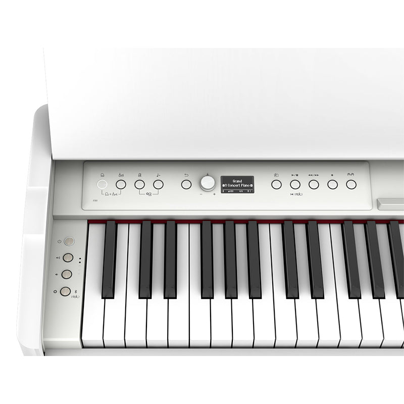 Roland F701WH White Digital Piano ; Roland F701 White Digital Piano W/Piano Bench