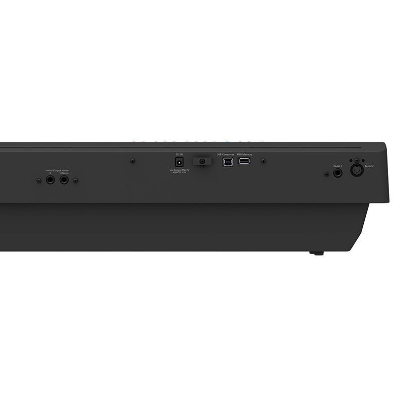 Roland FP-30X Black Bundle Digital Piano ; Roland FP30X Black Back Panel