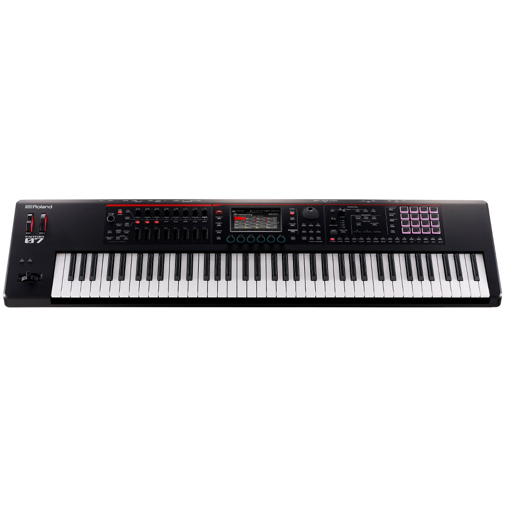 Roland Fantom-07 Workstation Synthesizer Front ; Roland Fantom-07 Workstation Synthesizer Front Profile ; Roland Fantom-07 Workstation Synthesizer Rear ; Roland Fantom-07 Workstation Synthesizer Rear Profile