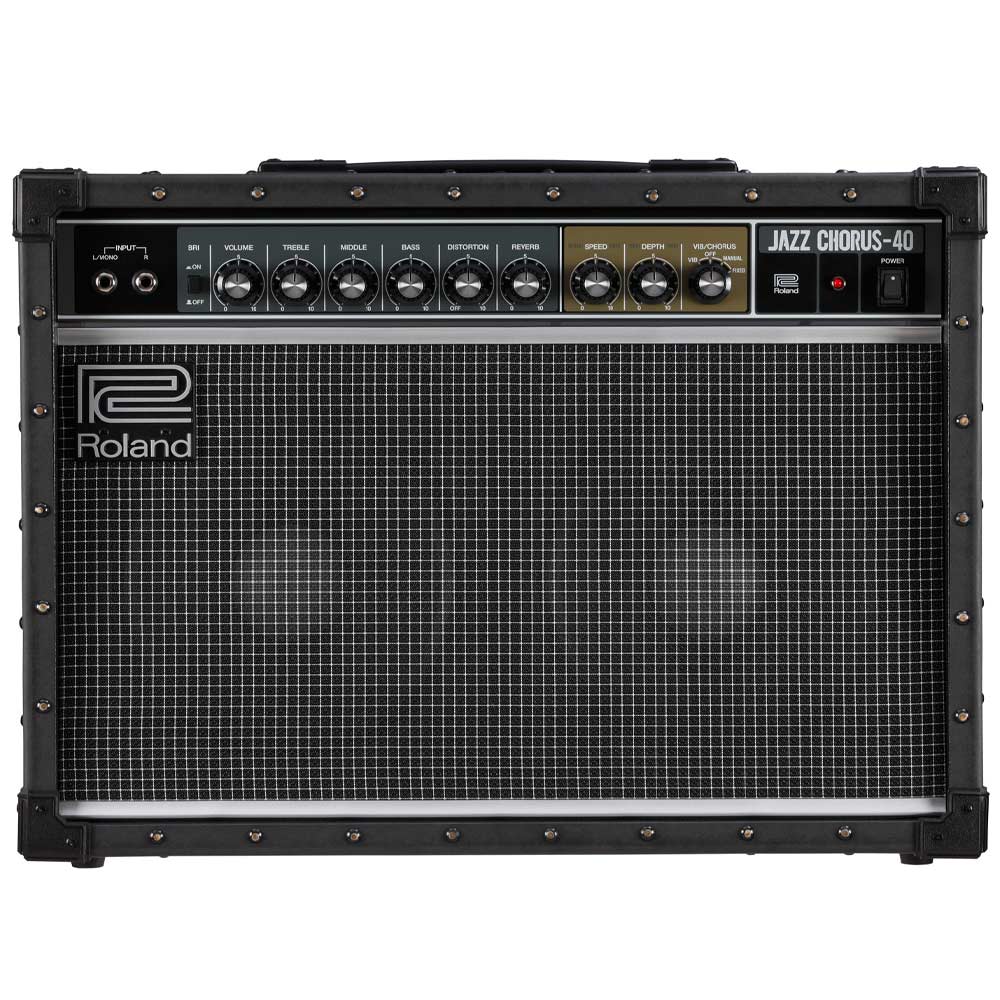 Roland JC-40 Jazz Chorus Guitar Amplifier Front ; Roland JC-40 Jazz Chorus Guitar Amplifier Rear