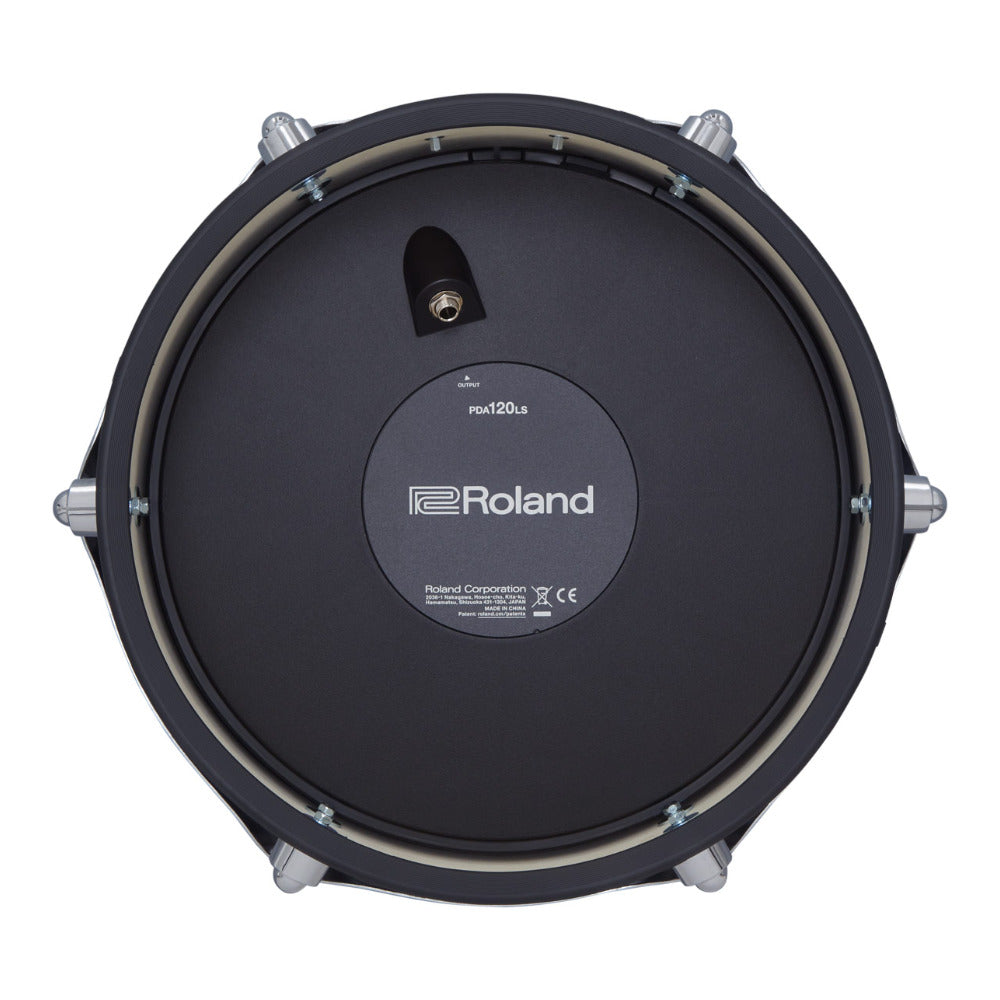 Roland PDA120LSBK 12" Shallow Snare Pad ; Roland PDA120LSBK 12" Shallow Snare Pad Underside View