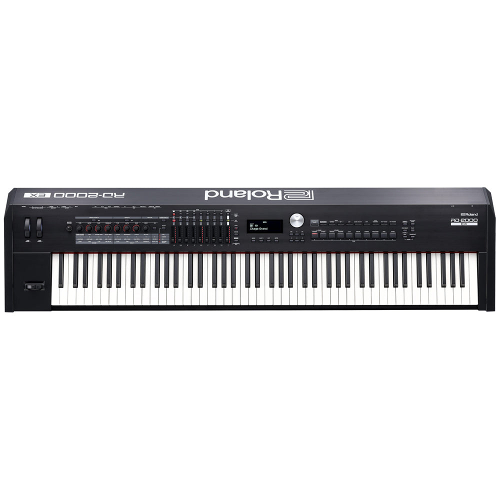 Roland RD-2000 EX Stage Piano ; Roland RD-2000 EX Stage Piano Front Angle ; Roland RD-2000 EX Stage Piano Top Angle ; Roland RD-2000 EX Stage Piano Rear