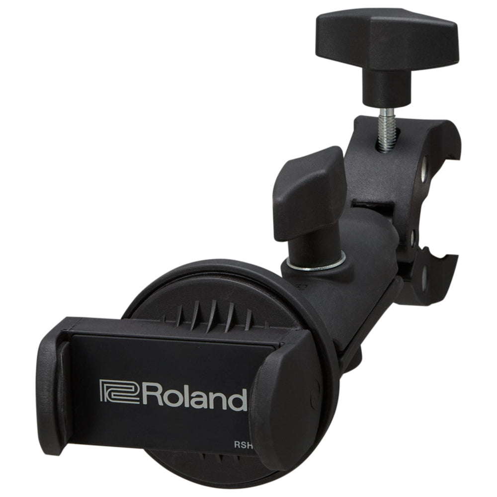 Roland RSH10 Smartphone Holder without phone ; Roland RSH10 Smartphone Holder with phone