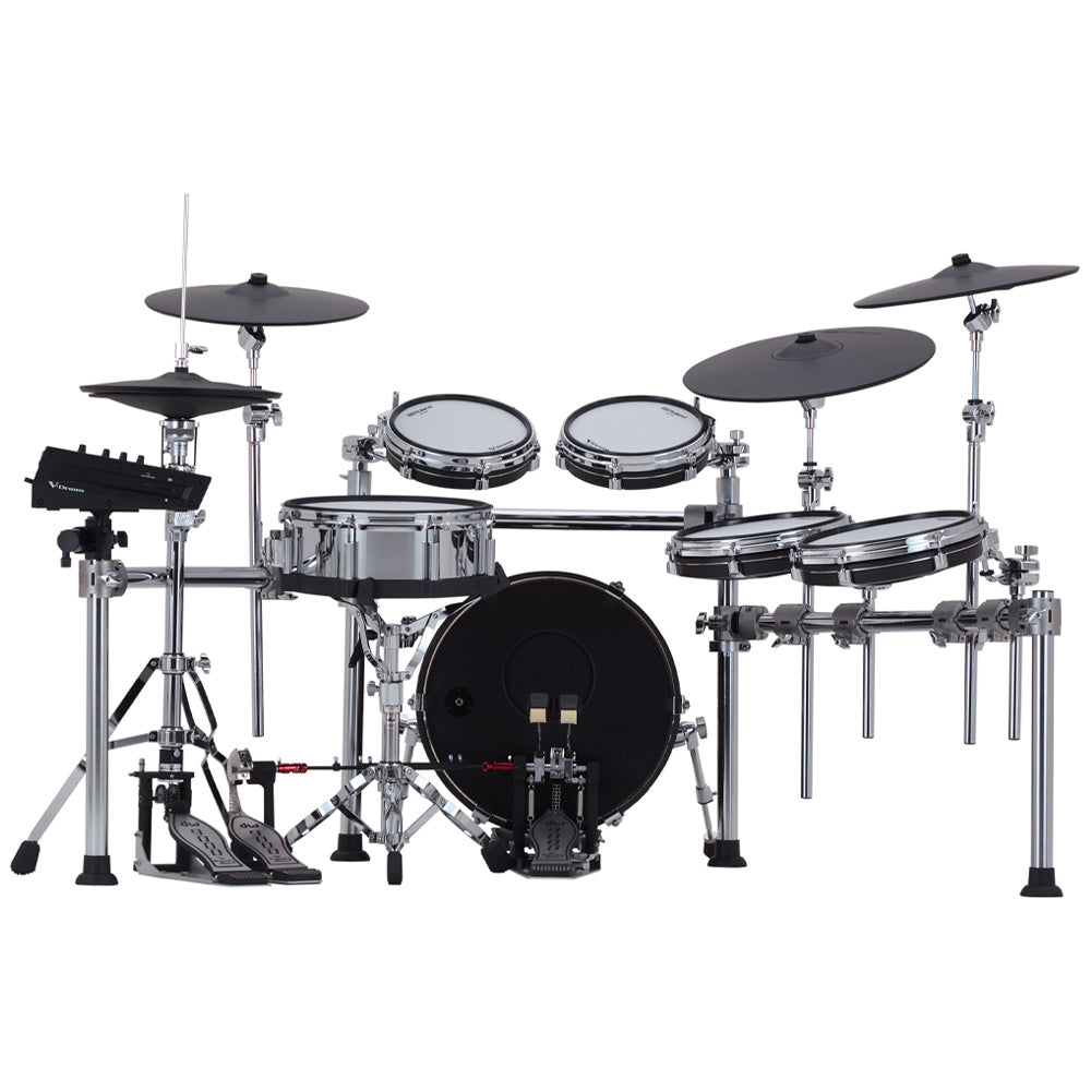 Roland TD716 V-Drums Digital Drumkit Front ; Roland TD716 V-Drums Digital Drumkit Angle ; Roland TD716 V-Drums Digital Drumkit Rear ; Roland TD716 V-Drums Digital Drumkit Above