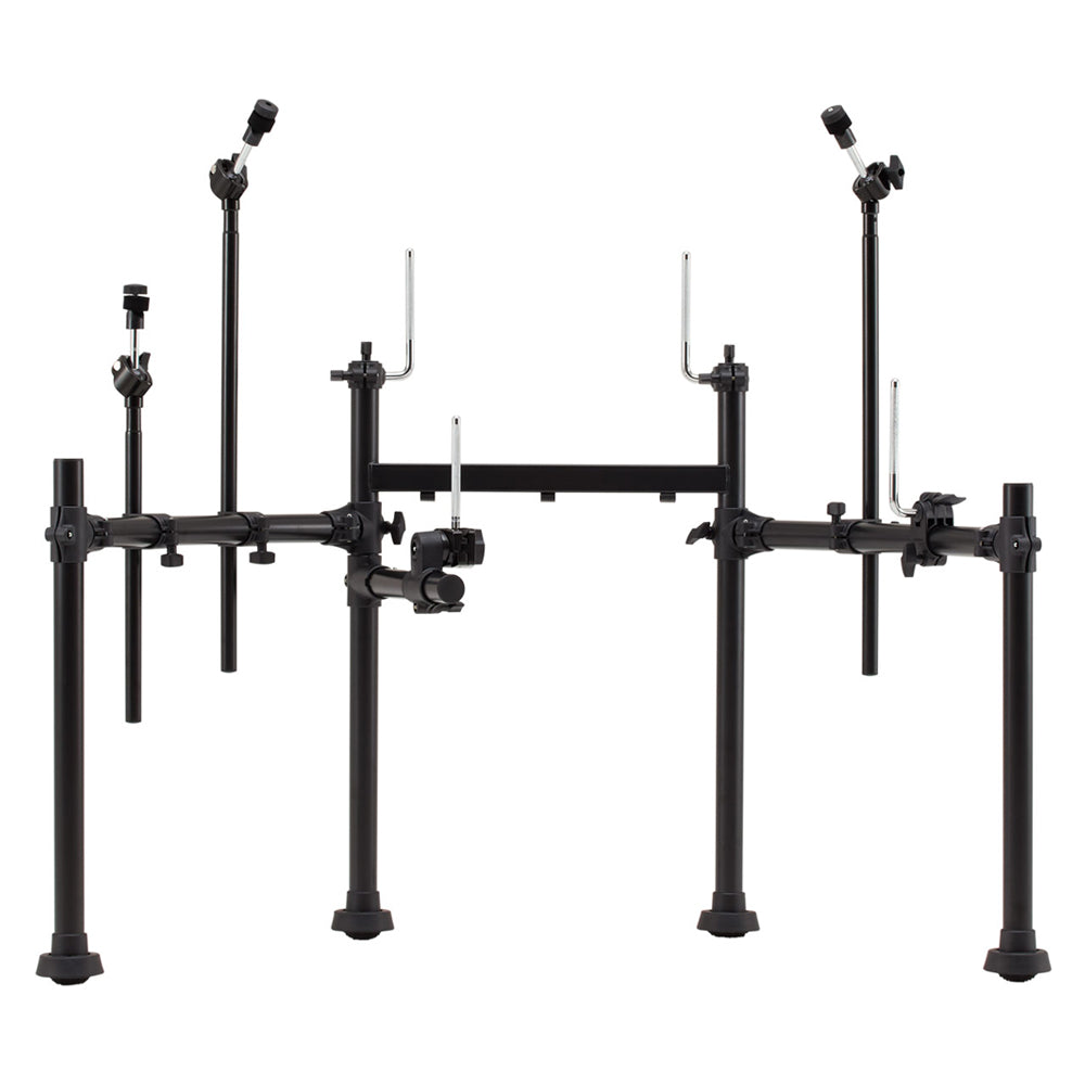 Roland VQD106S Quiet Design Digital Drum Kit Front ; Roland VQD106S Quiet Design Digital Drum Kit Right ; Roland VQD106S Quiet Design Digital Drum Kit ; Roland VQD106S Quiet Design Digital Drum Kit Above ; Roland VQD106S Quiet Design Digital Drum Kit Module ; Roland VQD106S Quiet Design Digital Drum Kit Rack