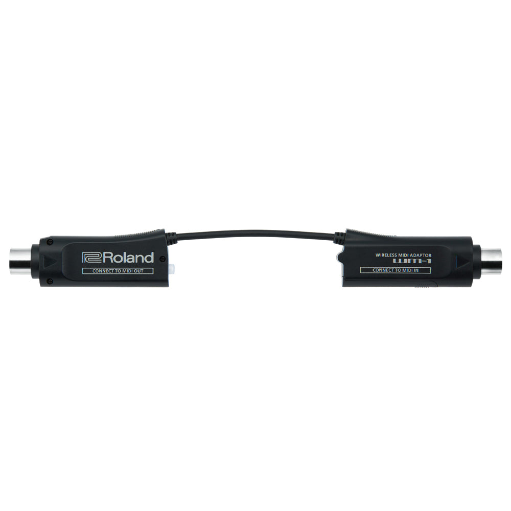 Roland WM-1 Wireless Midi Adapter Profile ; Roland WM-1 Wireless Midi Adapter Side 1 ; Roland WM-1 Wireless Midi Adapter Side 2 ; Roland WM-1 Wireless Midi Adapter Set Up