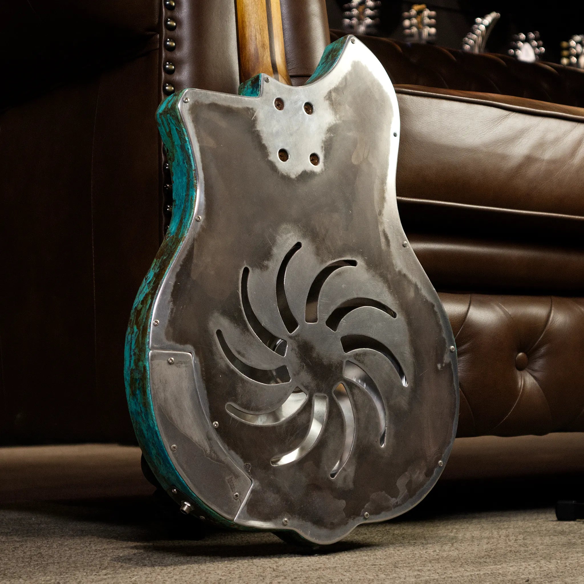Sea Patrol Custom Guitars SP-36/50 "Turbine" Resonator Guitar