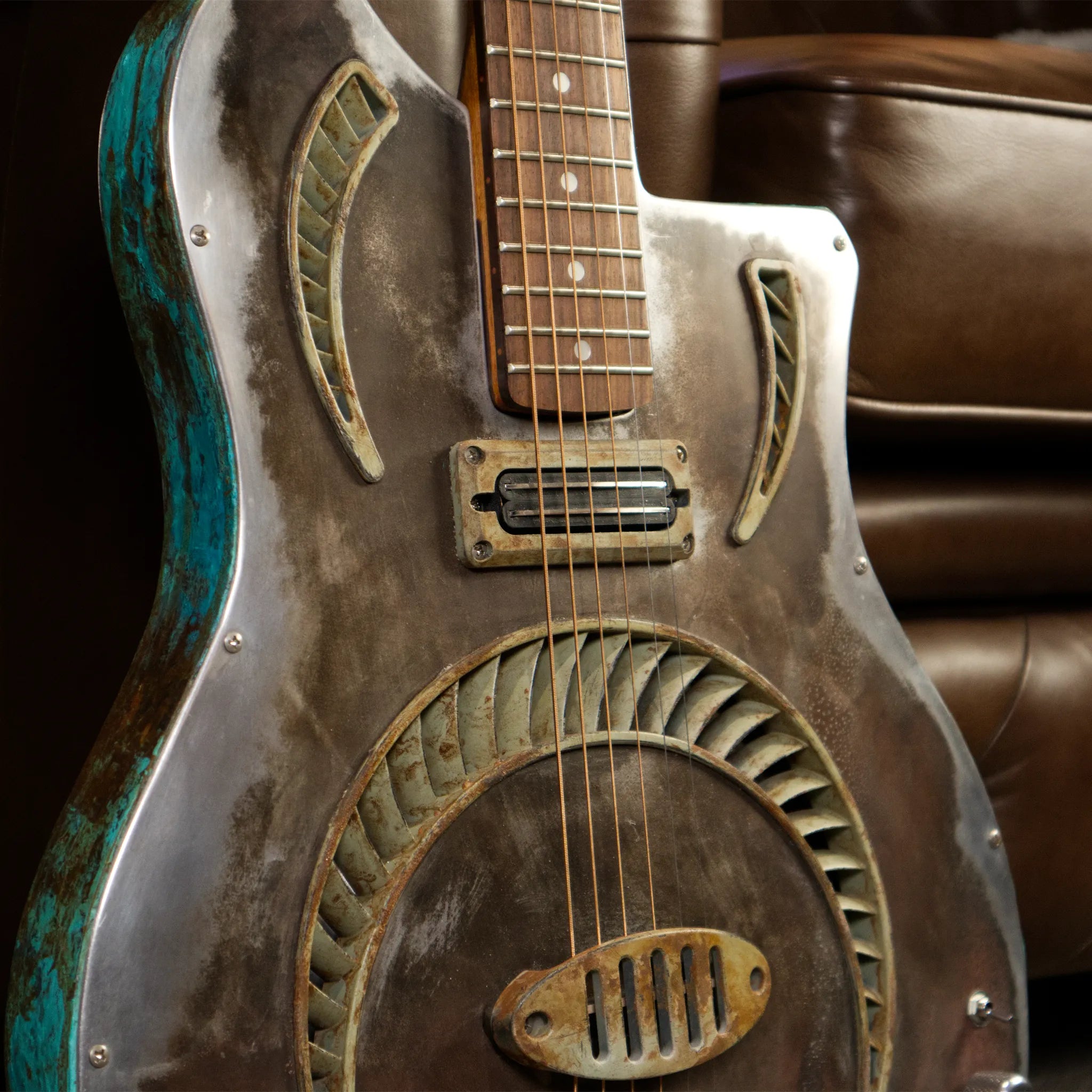 Sea Patrol Custom Guitars SP-36/50 "Turbine" Resonator Guitar