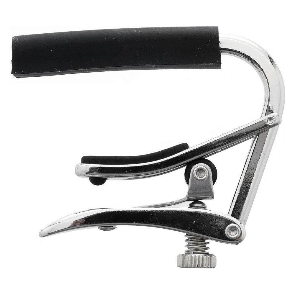 Shubb C1 Steel String Capo Nickel ; Shubb C1 Steel String Capo Nickel Profile