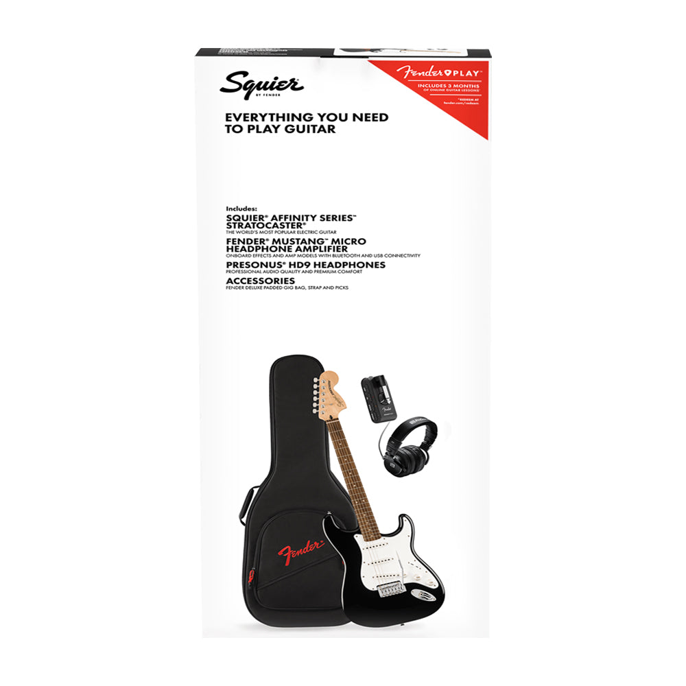 ; Squier Affinity Series Stratocaster - Mustang Micro Pack Full ; Squier Affinity Series Stratocaster - Mustang Micro Pack Front ; Squier Affinity Series Stratocaster - Mustang Micro Pack ; Squier Affinity Series Stratocaster - Mustang Micro Pack