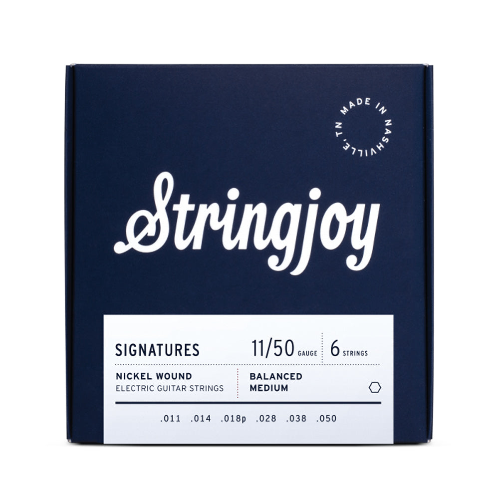 Stringjoy Signatures Balanced Medium 11-50 Electric Guitar Strings