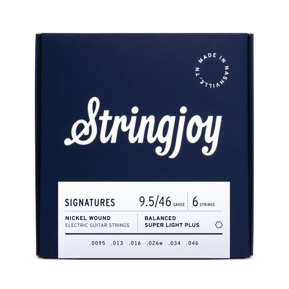 Stringjoy Signatures Balanced Super Light Plus 9.5-46 Electric Guitar Strings