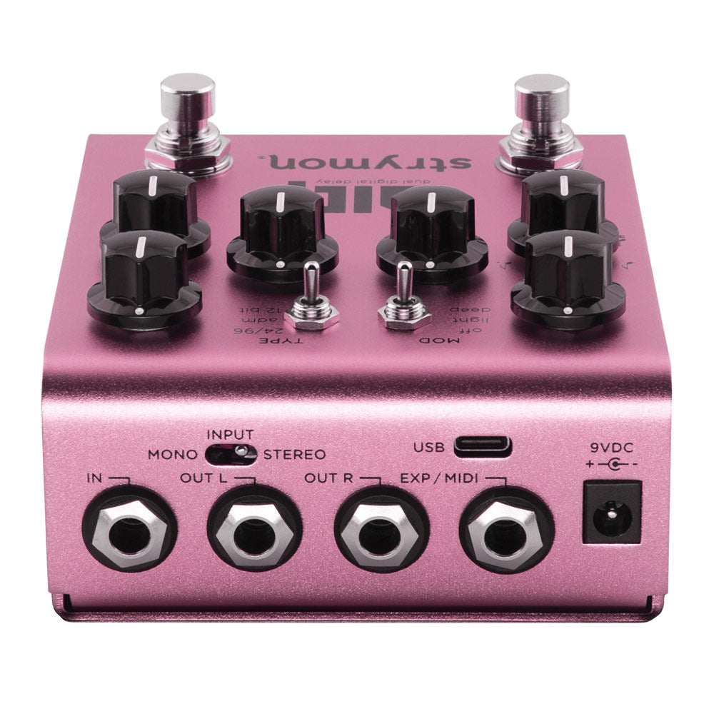 Strymon Dig Dual Digital Delay Front ; Strymon Dig Dual Digital Delay Rear