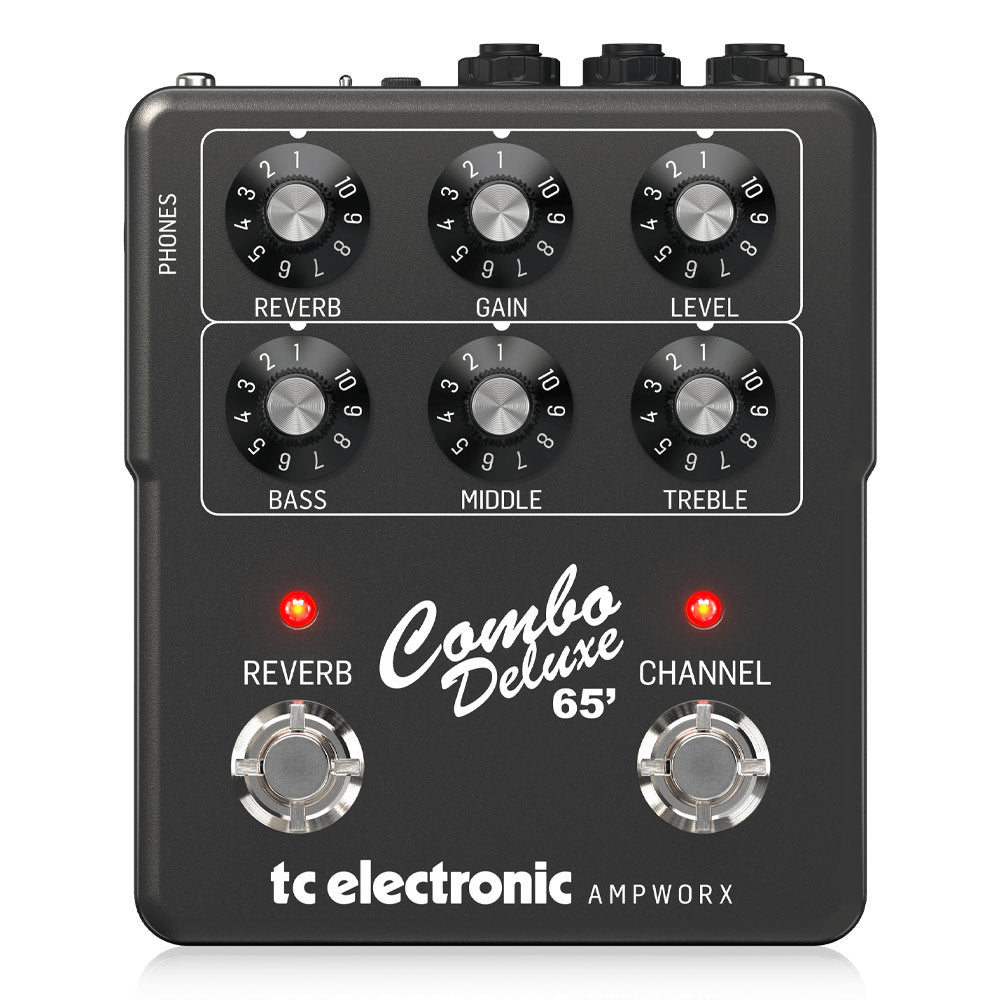TC Electronic Combo Deluxe 65' Preamp & Cab Sim ; TC Electronic Combo Deluxe 65' Preamp & Cab Sim Angle ; TC Electronic Combo Deluxe 65' Preamp & Cab Sim Rear