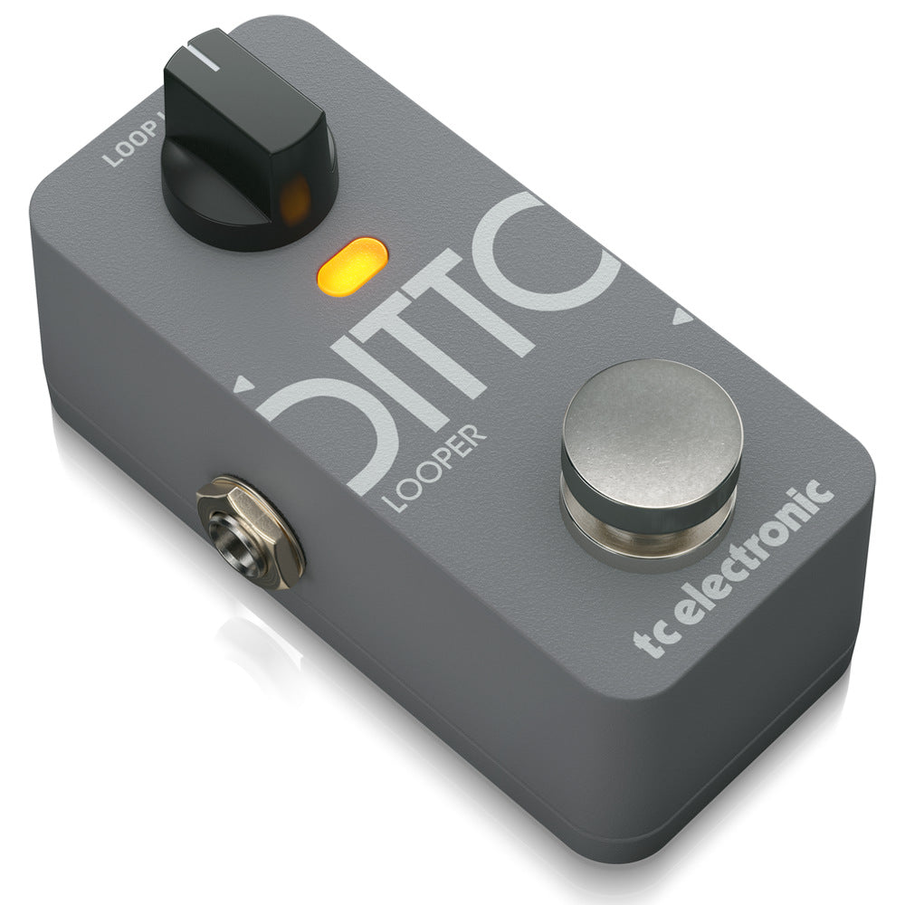 TC Electronic Ditto 2 Looper Front View ; TC Electronic Ditto 2 Looper Control View ; TC Electronic Ditto 2 Looper Side View